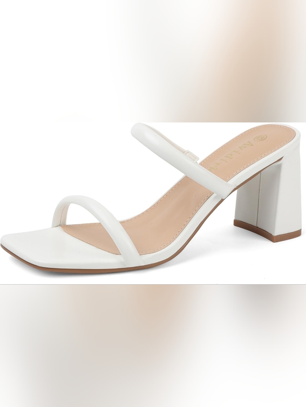 Avidirk Square Open Toe Heeled Sandals
